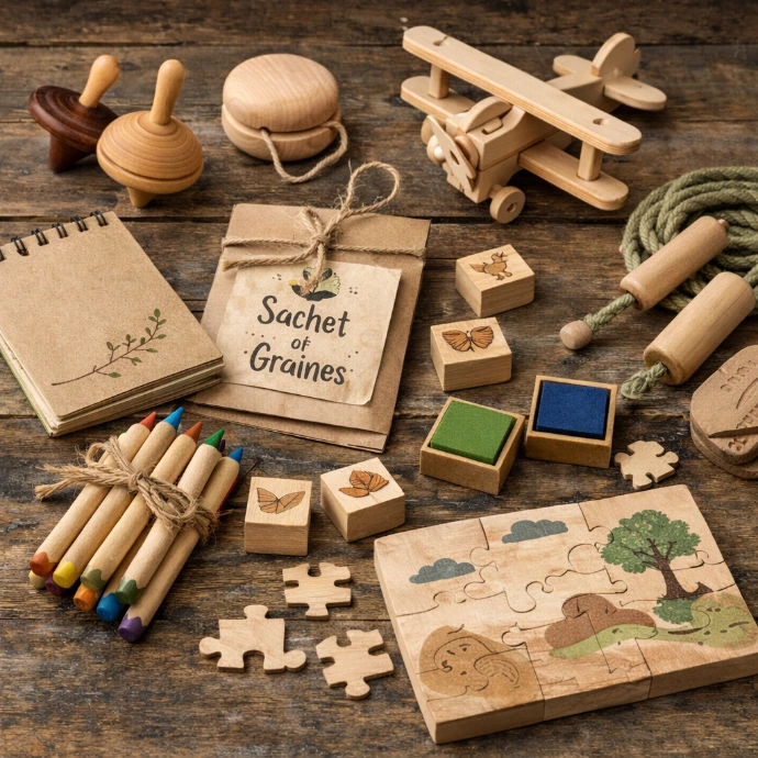 petits jouets et cadeaux écologique pour les enfants