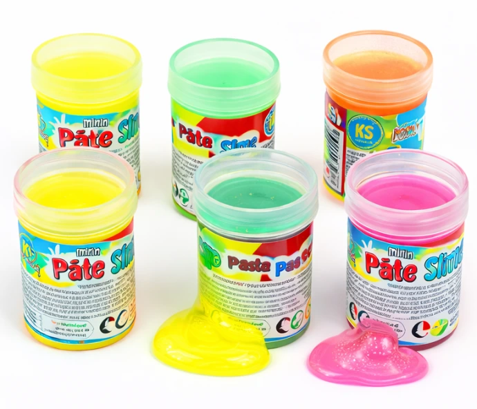 petit pot de slime pour kermesse et anniversaire