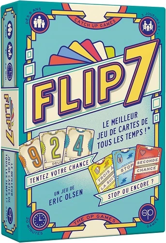 jeu de carte de l'année Flip7