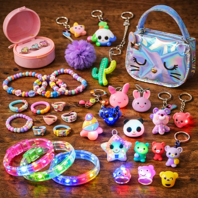 bracelets perles, colliers, bagues pour enfants