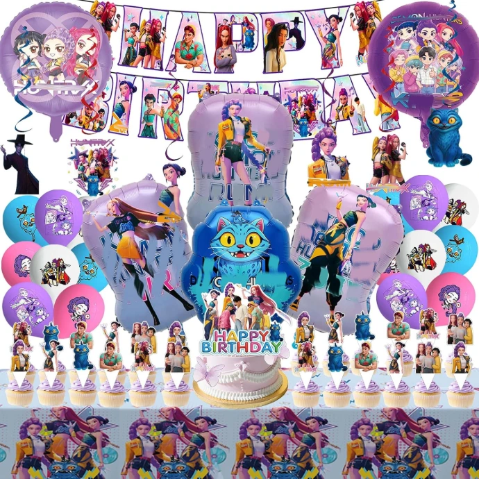 kit decoration pour anniversaire Kpop