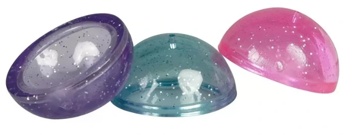 puce sauteuse jouet paillette