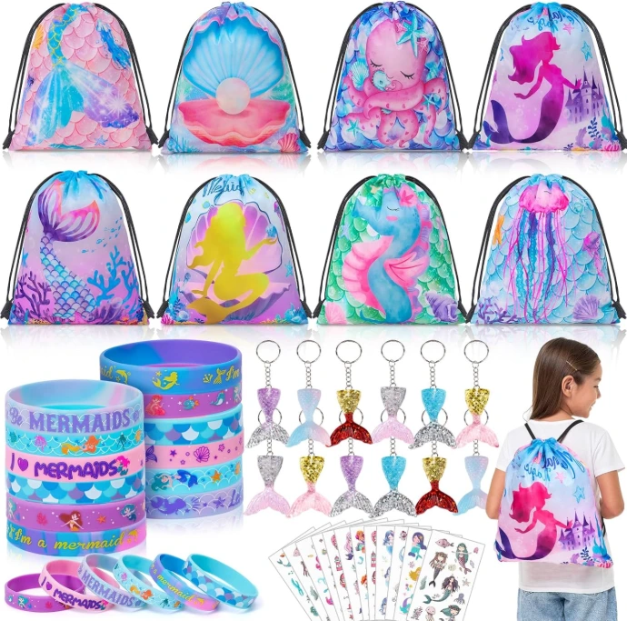 kit pochette surprise sirène pour anniversaire