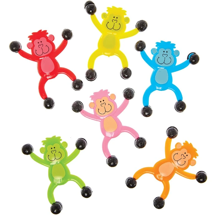 lot  cadeaux de 6 singes cascadeurs